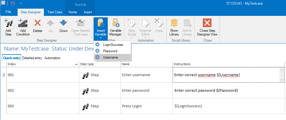 Variable Manager