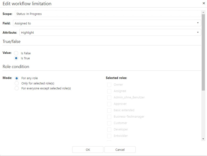 Workflow Configuration